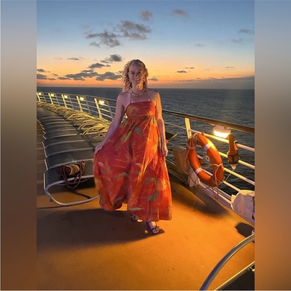 🥭FARM RIO ombré forest maxi dress - Picture 4 of 13